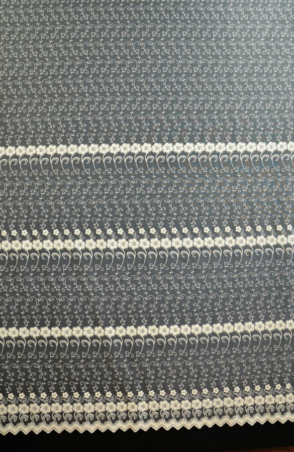 Тюль-сетка с вышивкой K8220 (Акция)