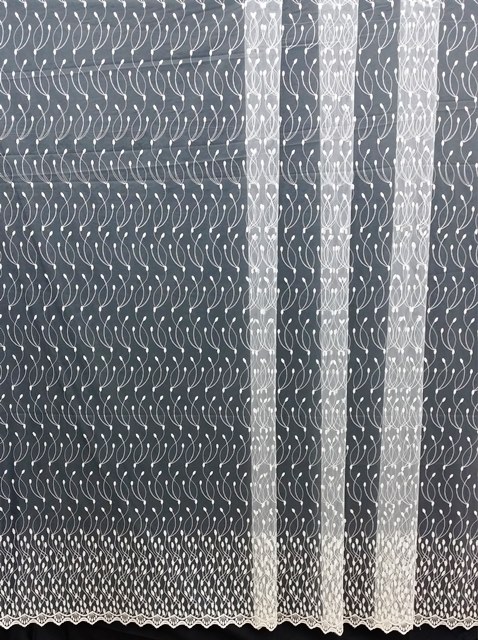 Тюль-сетка с вышивкой DMF016