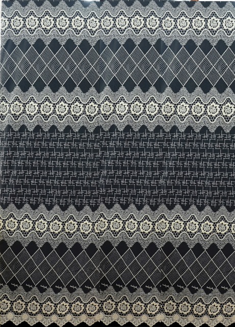 Тюль-сетка с вышивкой K12141-10 (Акция)