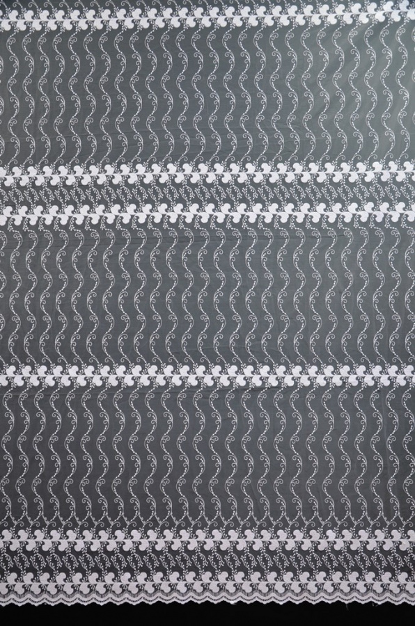 Тюль-сетка с вышивкой K8225 (Акция)