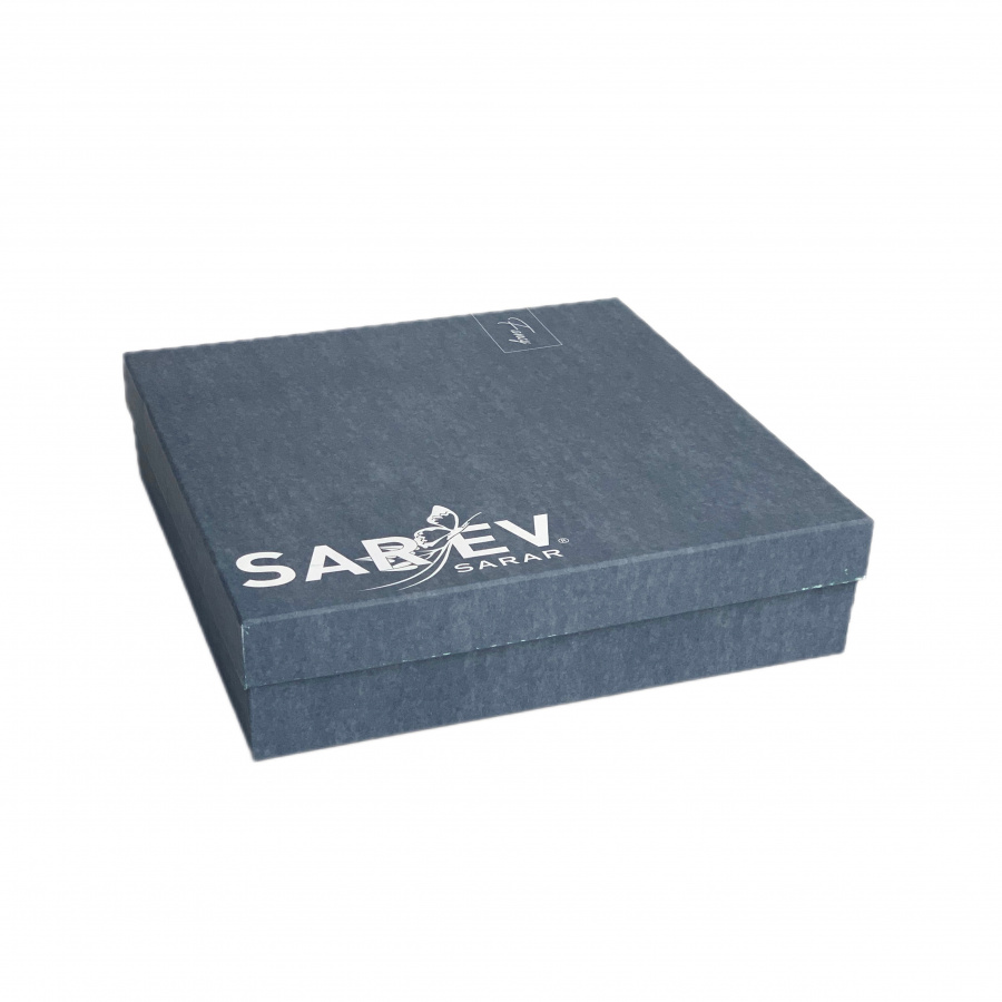 Постельное белье "Sarev"fancy poplin евро N194 KARNIYO V1/GRI