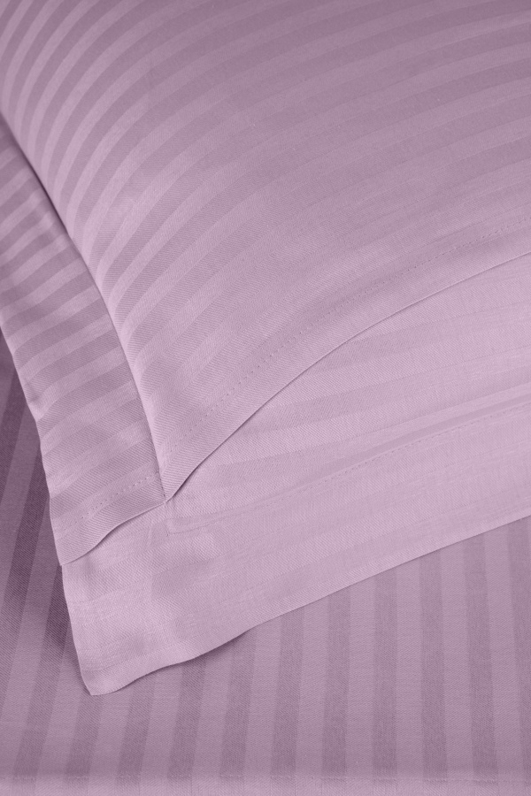 Постельное белье "Карвен" Stripe Satin 1,5 спальн. N 162-SS 010 лиловый