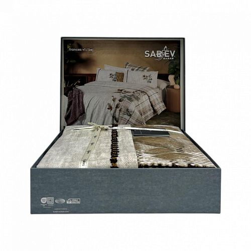 Постельное белье "Sarev" fancy евро N389 FRANCES v1/Bej