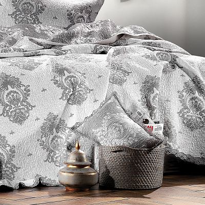 Покрывало ZEBRA "ALL DAYS Damask" евро (250*260) Y 775 (Акция)