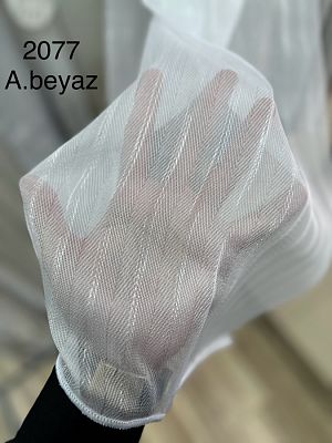 Тюль- сетка однотонная 2077
