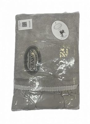 Полотенце Kарвен Vip Cotton 70*140 1шт махра H5170 ISABELLA Grey