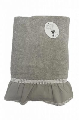 Полотенце Kарвен Vip Cotton 70*140 1шт махра H5170 ISABELLA Grey