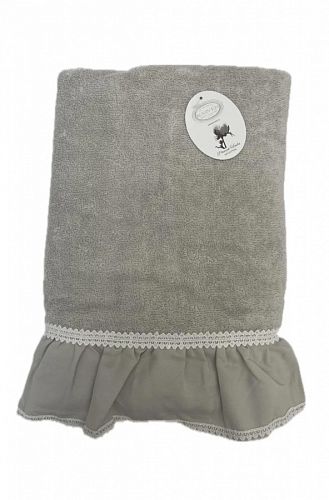 Полотенце Kарвен Vip Cotton 70*140 1шт махра H5170 ISABELLA Grey