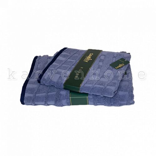 Полотенце Sarev ELITE GROUP "POSEIDON" 50*90 1шт.  махра Н 1025 v5/Mavi