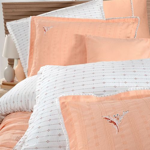 Постельное белье Sarev Mood Comfort жатый хлопок евро N354 GRACIA v2/Somon