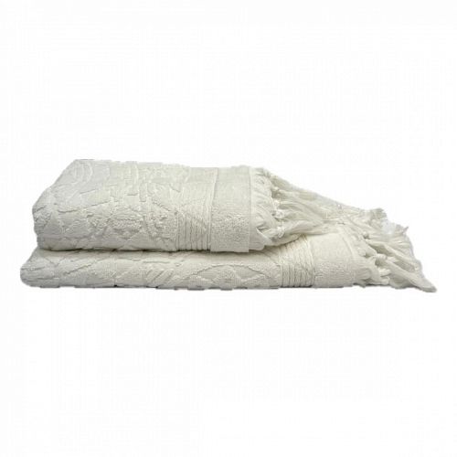 Полотенце Kарвен Vip Cotton 50*90 1шт махра H5167 DONENCE Cream