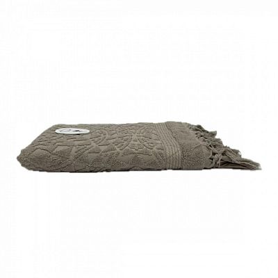 Полотенце Kарвен Vip Cotton 70*140 1шт махра H5168 DONENCE Coffee