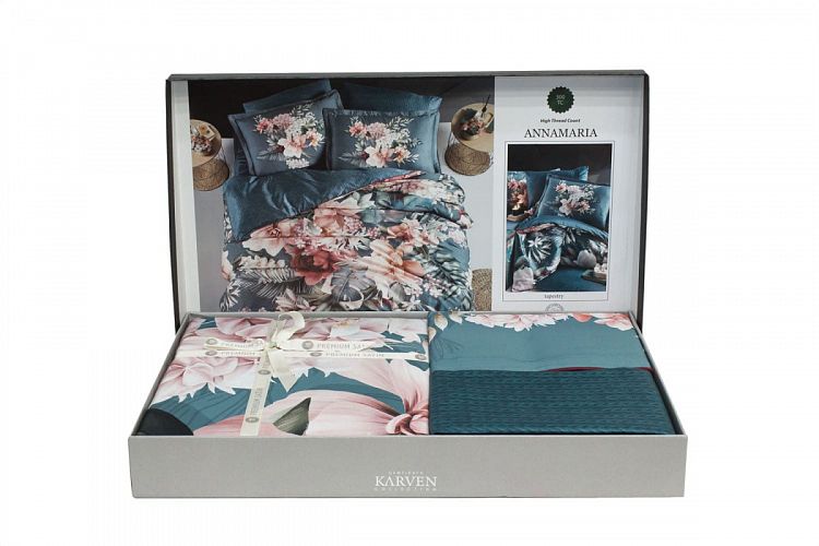 Постельное белье Karven (300 tc) премиум сатин евро N359 ANNAMARIA Tapestry