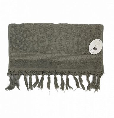 Полотенце Kарвен Vip Cotton 50*90 1шт махра H5167 DONENCE Green