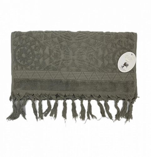 Полотенце Kарвен Vip Cotton 50*90 1шт махра H5167 DONENCE Green