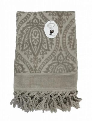 Полотенце Kарвен Vip Cotton 70*140 1шт махра H5168 LALEZAR Coffee