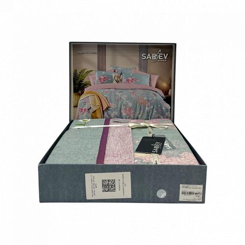 Постельное белье "Sarev" fancy евро N389 STELLA v1/Mint