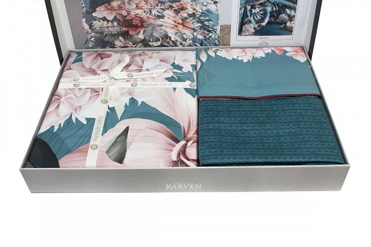 Постельное белье Karven (300 tc) премиум сатин евро N359 ANNAMARIA Tapestry