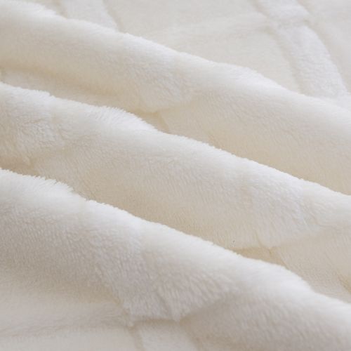 Плед Karven фланель евро PL 016 CUTTING v6/Cream