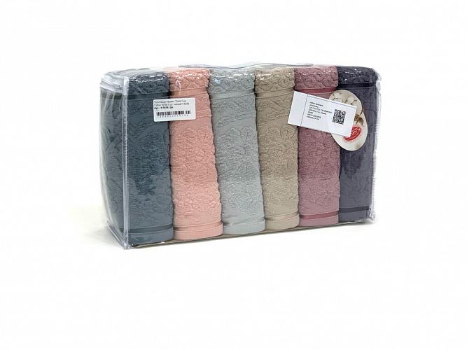 Полотенце Карвен "Dore" Lux Cotton 50*90 6 шт. махра Н 5039