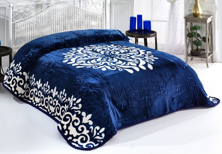 Покрывало EVLEN SUPER SOFT (двухстороннее,1слойное) 220*240  евро Y 938 v9 (C-14) (Акция)