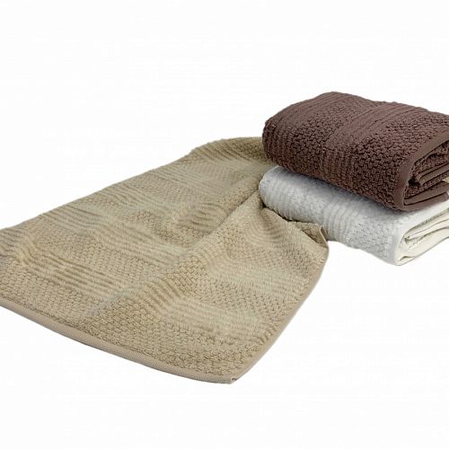 Набор полотенец Карвен Micro Cotton Premium "NESHA" 50*90 3шт. махра  НS 1007 v1