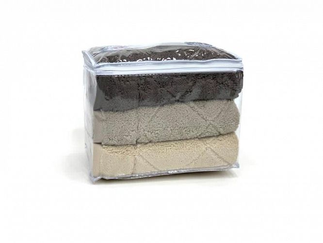 Набор полотенец Карвен Micro Cotton Premium "EVA-2" 70*140 3шт.  махра  НS 967