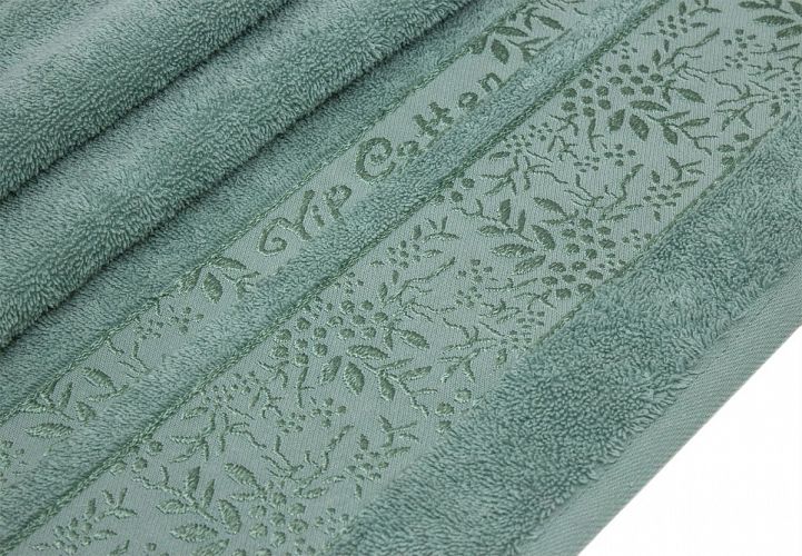 Полотенце Карвен Vip Cotton "GARDEN" 50*90 6шт.махра H 3282
