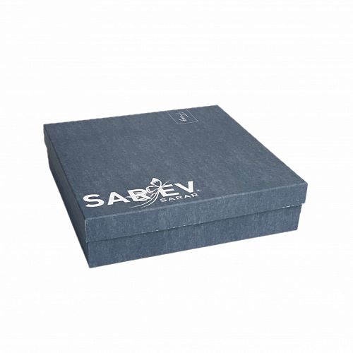 Постельное белье "Sarev"fancy poplin евро N194 CARDINAL V1/YESIL