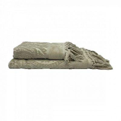 Полотенце Kарвен Vip Cotton 70*140 1шт махра H5168 LALEZAR Beige