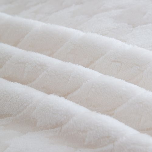 Плед Karven фланель евро PL 014 JACQAURD v4/Cream