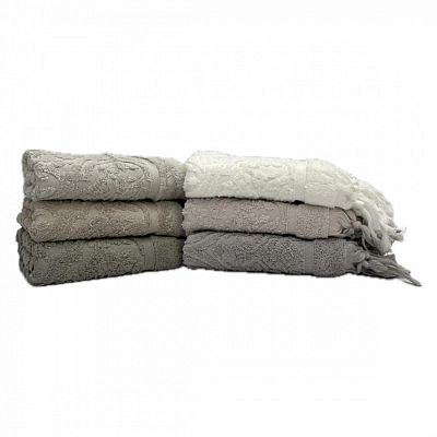 Полотенце Kарвен "GUMUS" 50*90 6шт махра H5161 