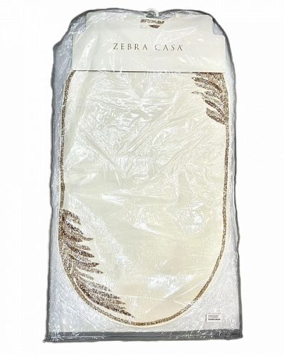Набор ковриков для ванной Zebra oval 70*115/60*80 KV442 CAROLINE BEJ