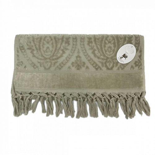 Полотенце Kарвен Vip Cotton 50*90 1шт махра H5167 LALEZAR Beige