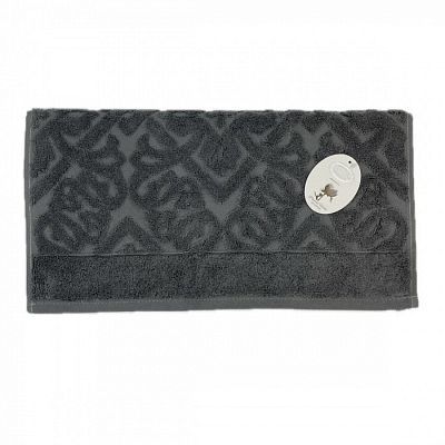 Полотенце Kарвен Vip Cotton 50*90 1шт махра H5167 ROMA Antracite