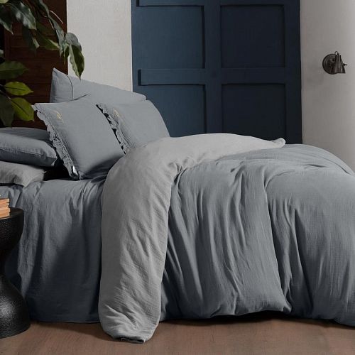 Постельное белье Sarev Mood Comfort муслин евро N357 KENYON v2/Gri