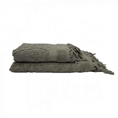 Полотенце Kарвен Vip Cotton 50*90 1шт махра H5167 DONENCE Green