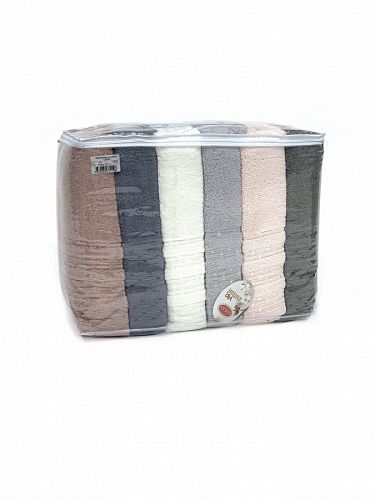 Полотенце Карвен Vip Cotton "Lupen" 50*90 6шт.махра Н 3199