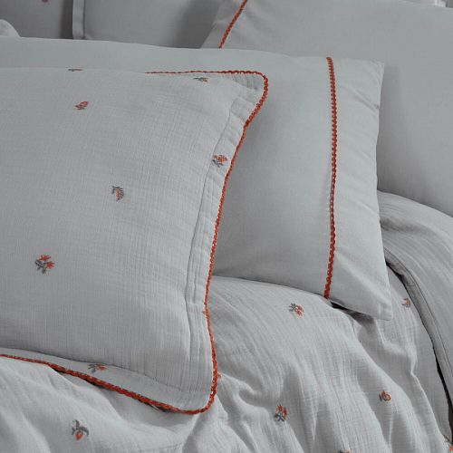 Постельное белье Sarev Mood Comfort муслин евро N357 PLANA v2/Gri
