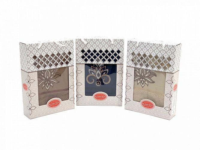 Полотенце  Карвен  " Delikli/Henna" махра 50*90 HS 1553
