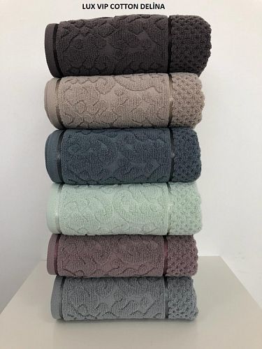 Полотенце Карвен "Dore" Lux Cotton 50*90 6 шт. махра Н 5039