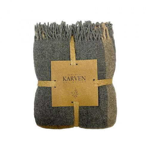 Плед Karven EKOSE хлопок 60%,акрил 40% евро 200*220 PL025 v6/Gri
