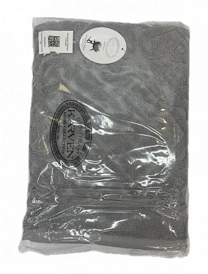 Полотенце Kарвен Vip Cotton 70*140 1шт махра H5168 ROMA Grey