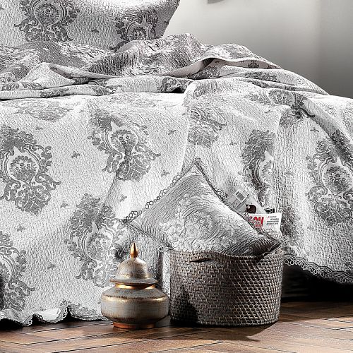 Покрывало ZEBRA CASA "ALL DAYS Damask" евро (250*260) Y 775