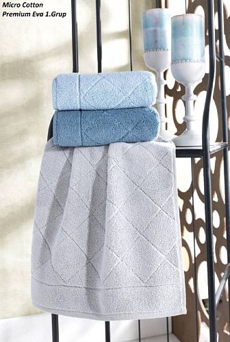 Набор полотенец Карвен Micro Cotton Premium "EVA-1" 80*150 3шт.  махра  НS 965