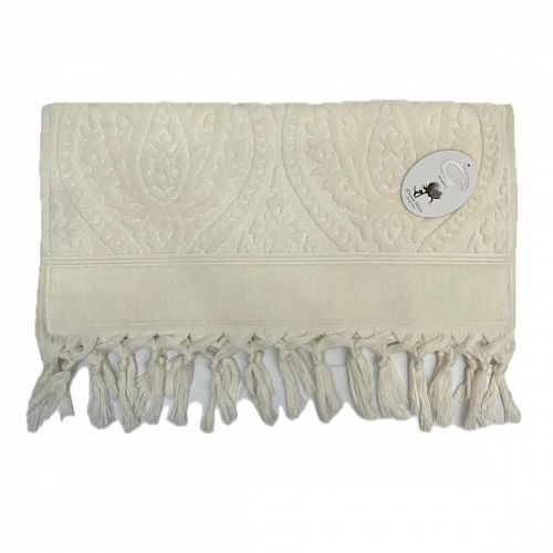 Полотенце Kарвен Vip Cotton 50*90 1шт махра H5167 LALEZAR Cream