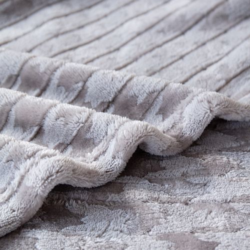Плед Karven фланель евро PL 014 JACQAURD v2/Grey