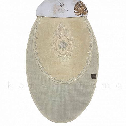 Набор ковриков для ванной  Zebra Casa овал 115*70/60*80 FLORANSA KV 282 