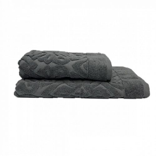 Полотенце Kарвен Vip Cotton 70*140 1шт махра H5168 ROMA Antracite