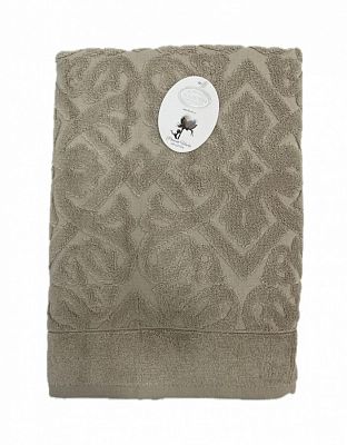 Полотенце Kарвен Vip Cotton 70*140 1шт махра H5168 ROMA Coffee